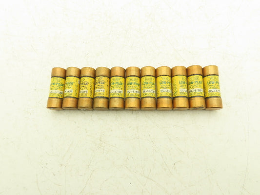 Bussman LPJ-1-8/10SP Low-Peak Dual Element Time Delay Fuse 1.8A 600Vac Lot of 11