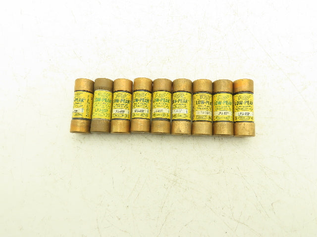 Bussman LPJ-6SP Low-Peak Dual Element Time Delay Fuse 6A 600Vac  Lot of 9