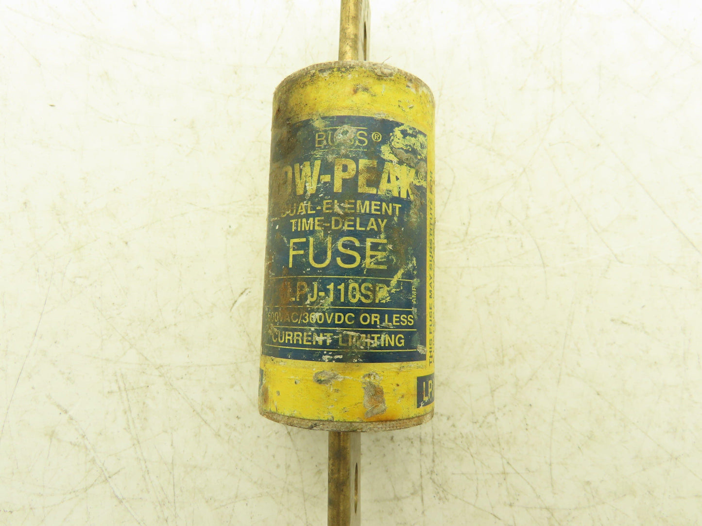 Bussman LPJ-110SP Low-Peak Dual Element Time Delay Fuse 110A 600Vac