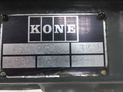 Kone Cranes HSC31401FY-400 Gear Drive Reducer 40.8:1 Gearbox 70mm Hollow Shaft
