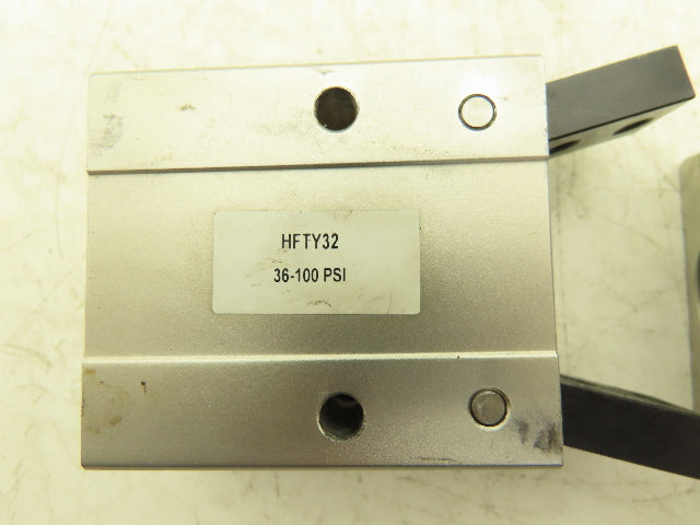 Bimba HFTY-32 Pneumatic Air Finger Gripper Cylinder Spring Return NO Lot of 2