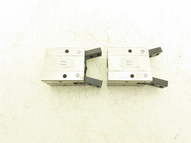 Bimba HFTY-32 Pneumatic Air Finger Gripper Cylinder Spring Return NO Lot of 2