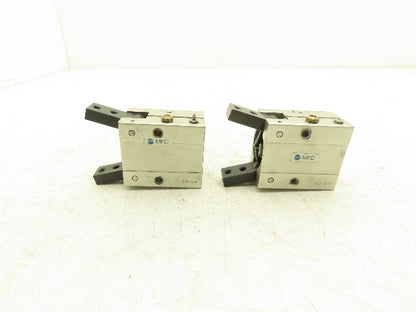 Bimba HFTY-32 Pneumatic Air Finger Gripper Cylinder Spring Return NO Lot of 2