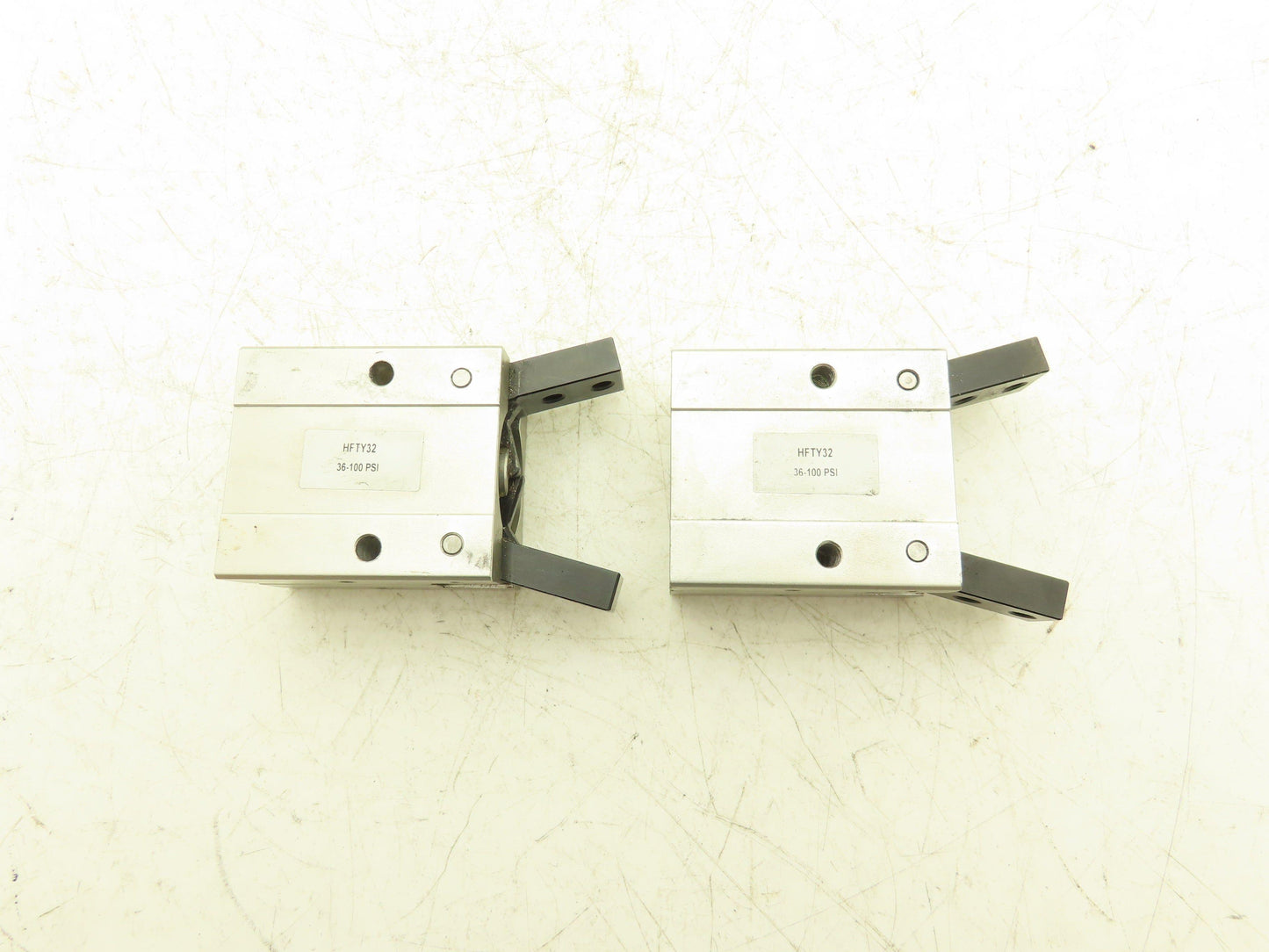 Bimba HFTY-32 Pneumatic Air Finger Gripper Cylinder Spring Return NO Lot of 2