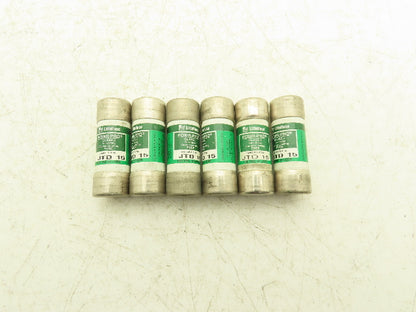 Littelfuse JTD 15 Powr-Pro Time Delay Fuse 15A 600Vac Class J Lot of 6