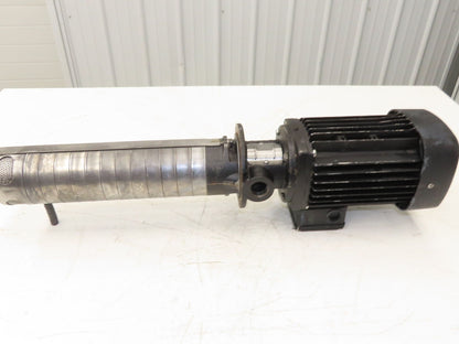Grundfos SPK4-11/7-A-W-A-AUUV  14" Immersion Coolant Pump 20gpm .75kw 230V 3PH