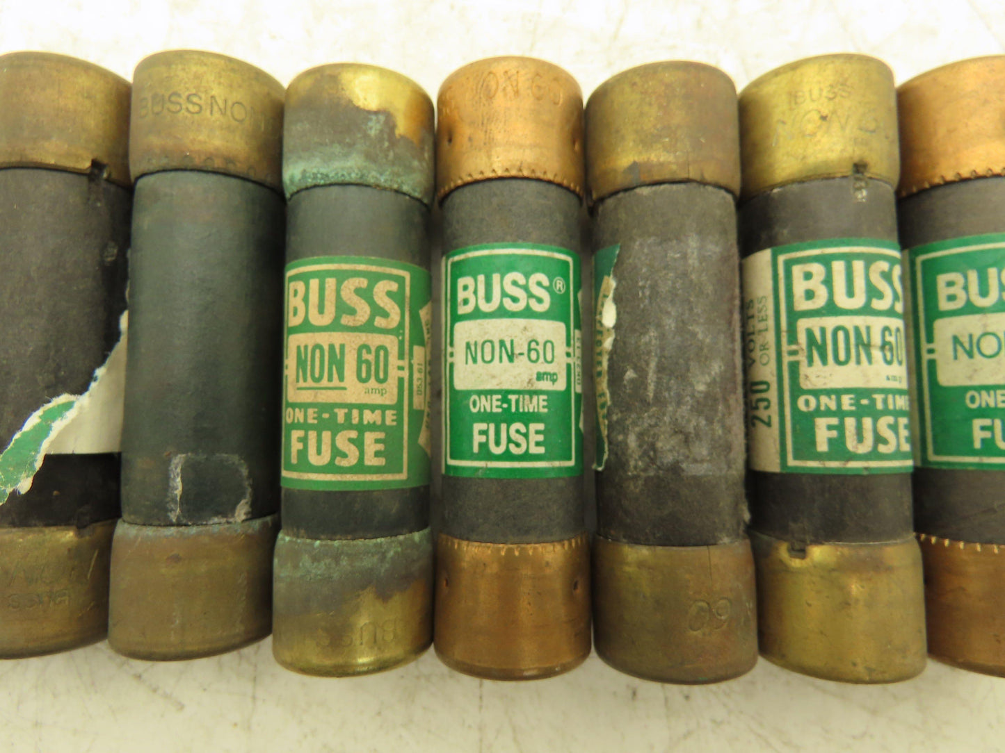 Buss NON-60 Fuse 60A 250Vac Class K5 Lot of 10