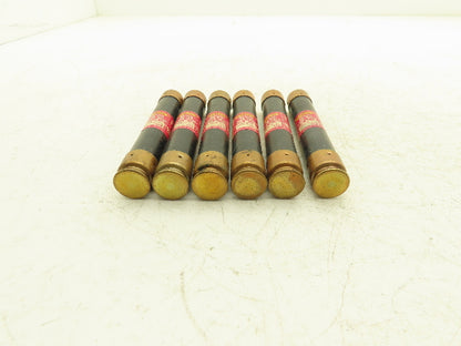 Fusetron FRS-R-3/10 Dual Element Time Delay Fuse 0.3A 600VAC Class RK5 Lot of 6