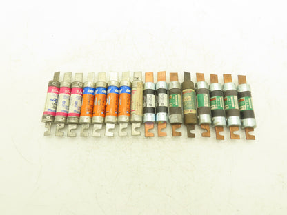 Dual Element Time Delay Fuse 90A 600VAC Class RK5 Mixed Brand Lot of 16
