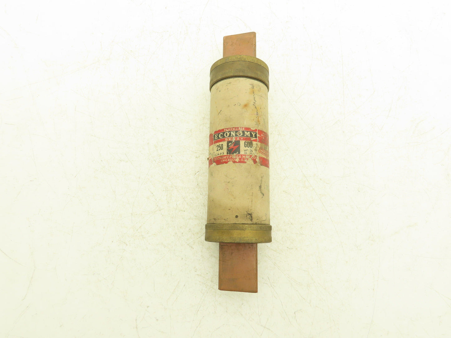 Economy Fuse & Mfg Co F-25025 Rebuildable Renewable Delay Fuse 250Amp 600VAC
