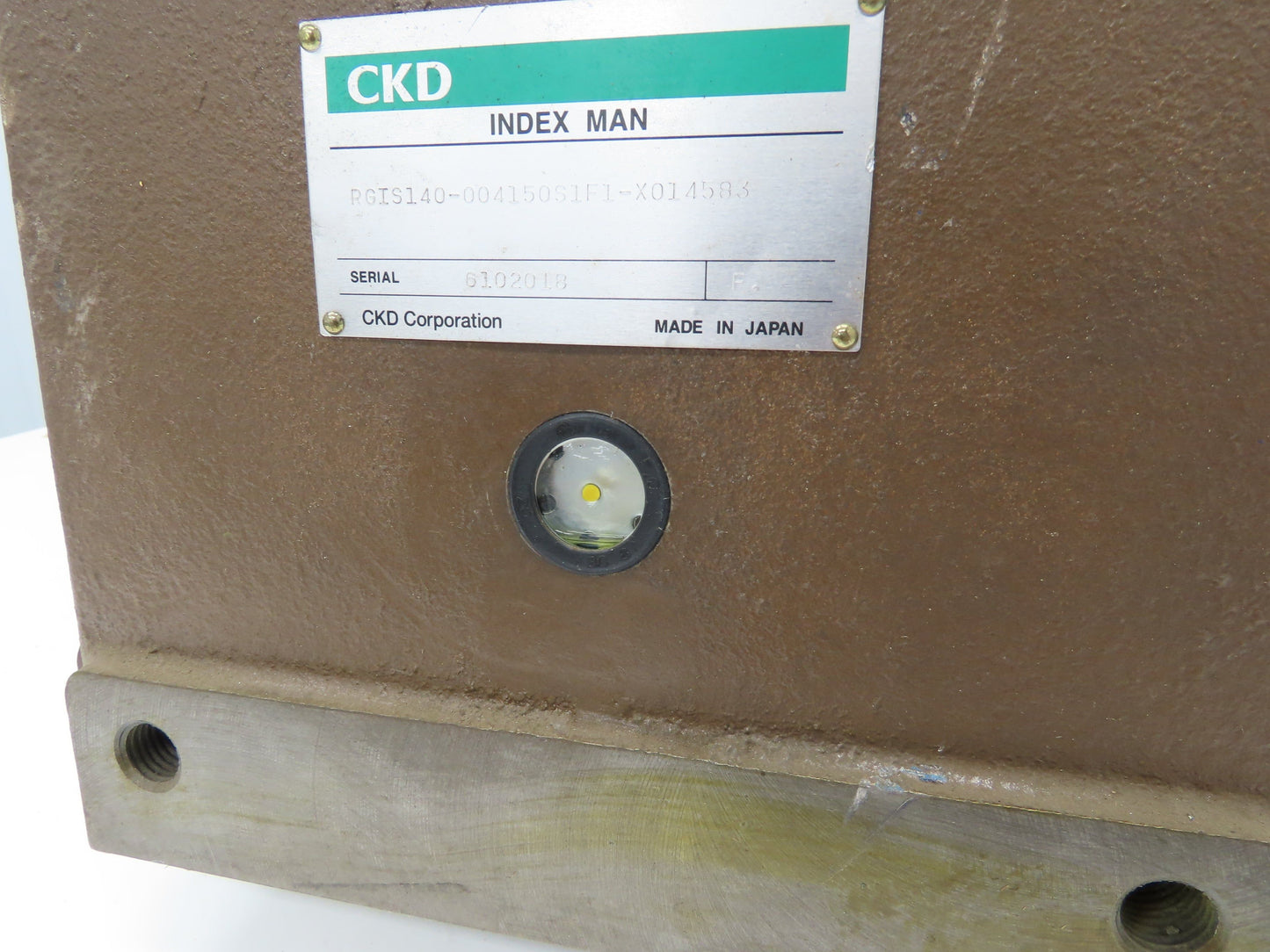 CKD RGIS140-004150S1F1-X014583 Roller Gear Cam Drive Indexer Table Metric Shaft