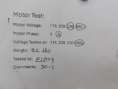 Hytrol 4AC-30-1-LH Conveyor Drive Brake Gearmotor 30:1 Reducer 1Hp 230/460V 56C