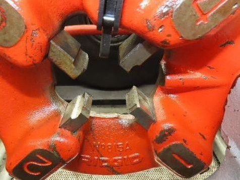 Ridgid 1822-I Pipe Threader Threading Machine Cart Auto Chuck 815 Head 1/2-2"NTP