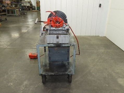 Ridgid 1822-I Pipe Threader Threading Machine Cart Auto Chuck 815 Head 1/2-2"NTP