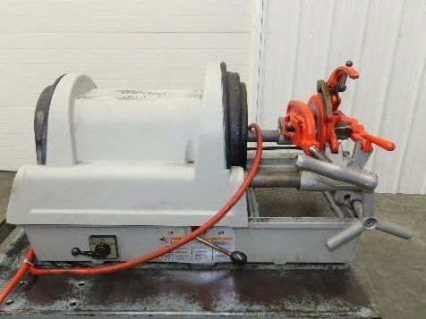 Ridgid 1822-I Pipe Threader Threading Machine Cart Auto Chuck 815 Head 1/2-2"NTP