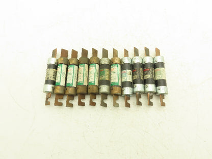 Time Delay Dual Element Fuse 80A 250VAC Class RK5 Mixed Brand Lot of 11