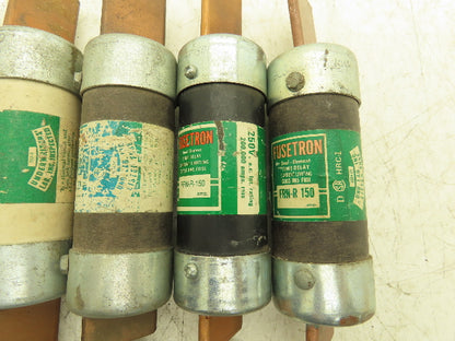Fusetron FRN-R-150 Dual Element Time Delay Fuse 150A 250VAC Class RK5 Lot of 6