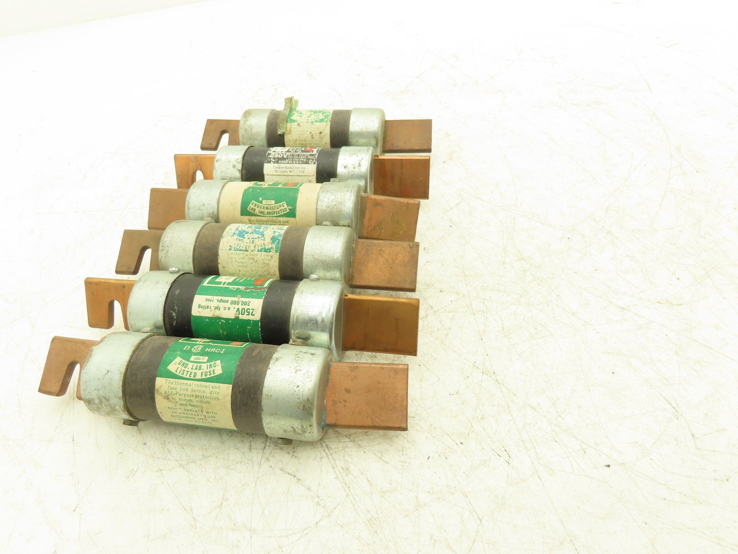 Fusetron FRN-R-150 Dual Element Time Delay Fuse 150A 250VAC Class RK5 Lot of 6