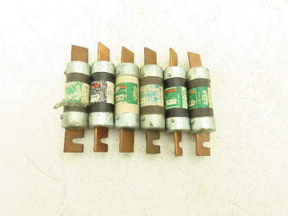 Fusetron FRN-R-150 Dual Element Time Delay Fuse 150A 250VAC Class RK5 Lot of 6
