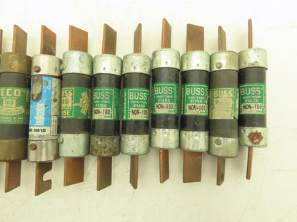 Various Mfr Fuse 100A 250VAC Class H/K5/RK5 Lot of 22