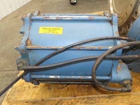 DeZurik 18" Stainless Butterfly Valve 16-Lug w/Air Actuator & PMV Positioner