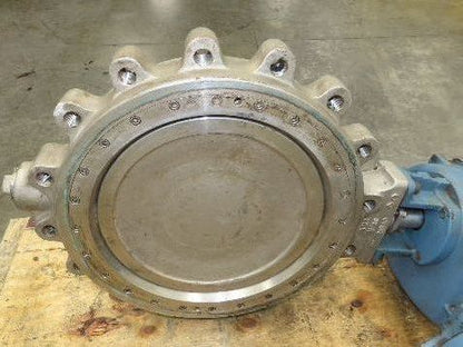 DeZurik 18" Stainless Butterfly Valve 16-Lug w/Air Actuator & PMV Positioner