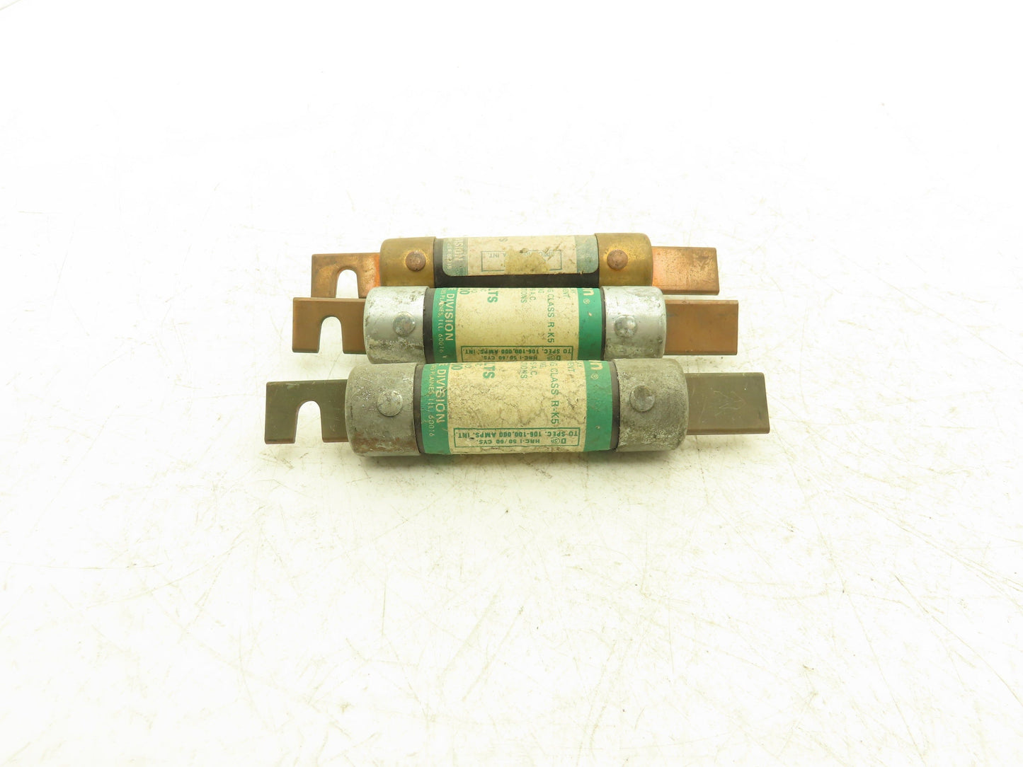Econ ECNR 100 Dual Element Time Delay Fuse 100A 250VAC Class RK5 Lot of 3