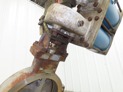 Jamesbury ST-2400 18" Stainless Wafer Butterfly Valve Air Actuator & Positioner