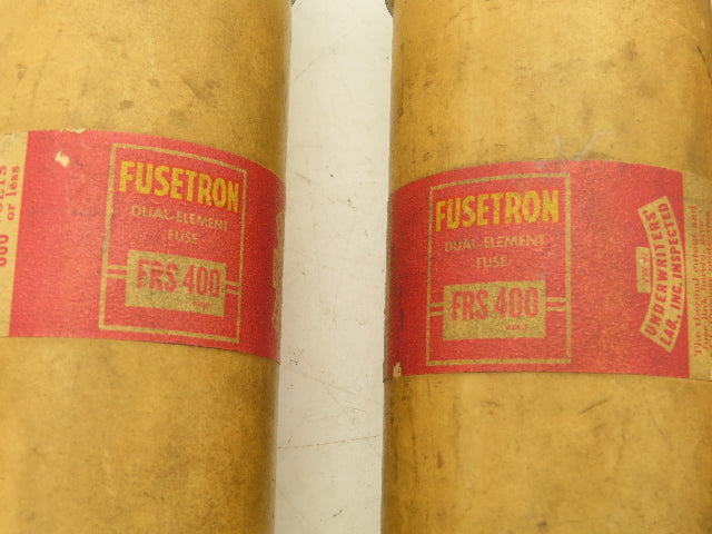 Dual Element Time Delay Fuse 400A 600VAC Class RK5 Various Mfr Lot of 6
