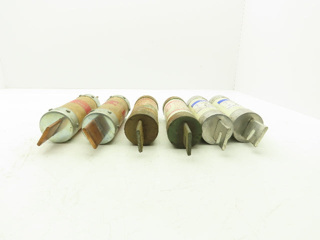 Dual Element Time Delay Fuse 400A 600VAC Class RK5 Various Mfr Lot of 6