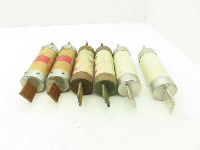 Dual Element Time Delay Fuse 400A 600VAC Class RK5 Various Mfr Lot of 6