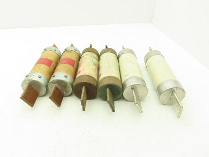 Dual Element Time Delay Fuse 400A 600VAC Class RK5 Various Mfr Lot of 6