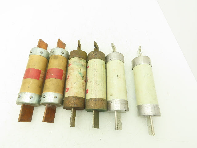 Dual Element Time Delay Fuse 400A 600VAC Class RK5 Various Mfr Lot of 6