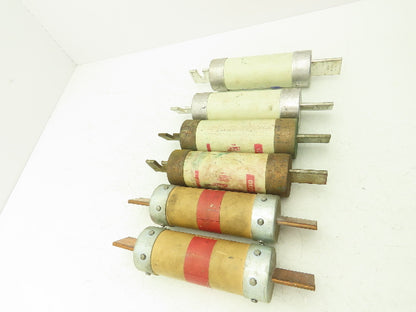 Dual Element Time Delay Fuse 400A 600VAC Class RK5 Various Mfr Lot of 6