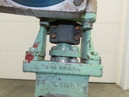 Jamesbury ST-600 18" Stainless Wafer Butterfly Valve Air Actuator & Positioner