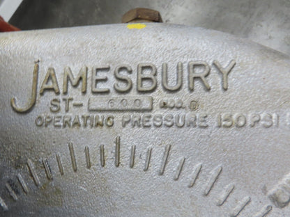 Jamesbury ST-600 18" Stainless Wafer Butterfly Valve Air Actuator & Positioner