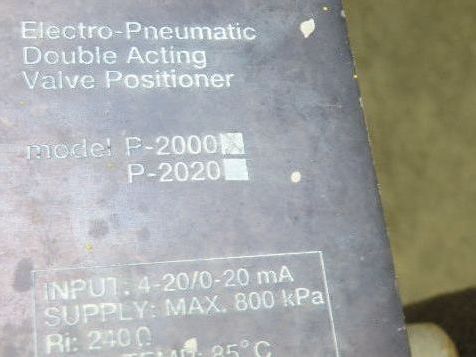 Jamesbury ST-600 18" Stainless Wafer Butterfly Valve Air Actuator & Positioner