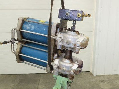 Jamesbury ST-600 18" Stainless Wafer Butterfly Valve Air Actuator & Positioner