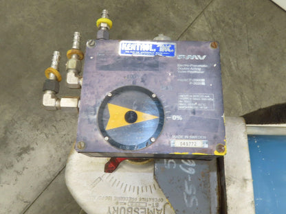 Jamesbury ST-600 18" Stainless Wafer Butterfly Valve Air Actuator & Positioner