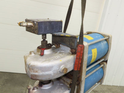 Jamesbury ST-600 18" Stainless Wafer Butterfly Valve Air Actuator & Positioner