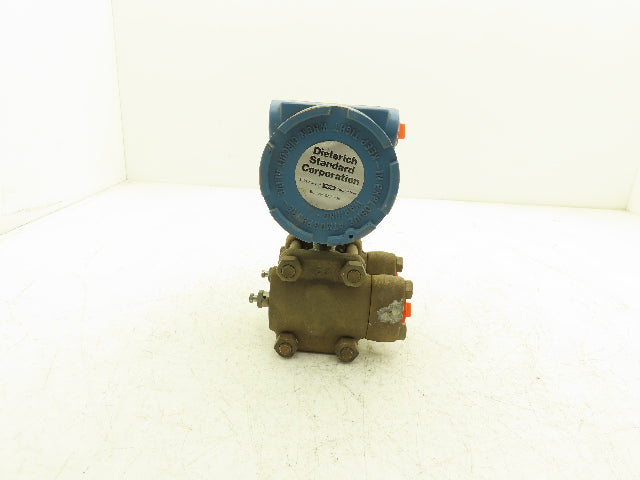 Dieterich 1DP3E12B1A1 Differential Pressure Transmitter 0-6.35 IN-H2O 45vdc Max