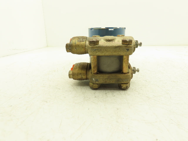 Dieterich 1DP3E12B1A1 Differential Pressure Transmitter 0-6.35 IN-H2O 45vdc Max