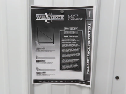 Wil Deck Wilguard XT Pallet Rack End Aisle Protector 48" Right Side Lot of 9