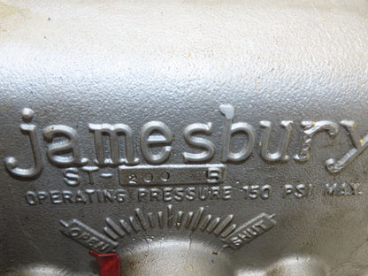Jamesbury ST-200 3" Stainless Flanged Ball Valve + Air Actuator & Positioner