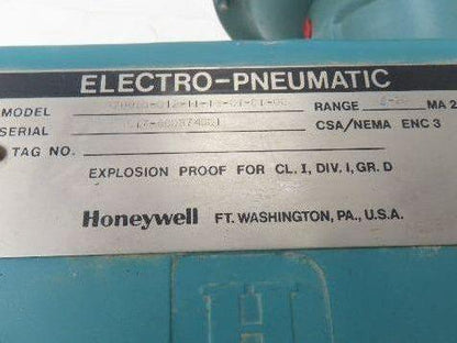 Honeywell 1" NPT Valve + Electro-Pneumatic Actuator & Positioner