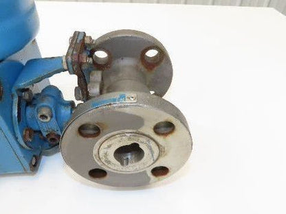 Jamesbury Quadra-Powr II QP1C/M 1" Flanged SS Ball Valve Actuator & Positioner