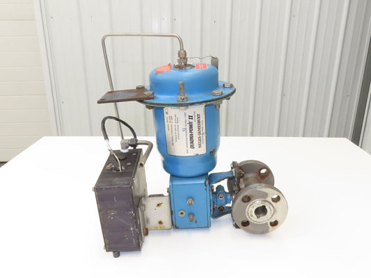 Jamesbury Quadra-Powr II QP1C/M 1" Flanged SS Ball Valve Actuator & Positioner