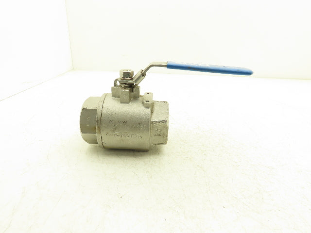 Ohio Valve Company 266FT 2" Stainless Steel Ball Valve 1500WOG Locking