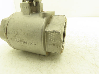 Ohio Valve Company 266FT 2" Stainless Steel Ball Valve 1500WOG Locking