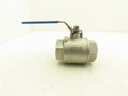 Ohio Valve Company 266FT 2" Stainless Steel Ball Valve 1500WOG Locking